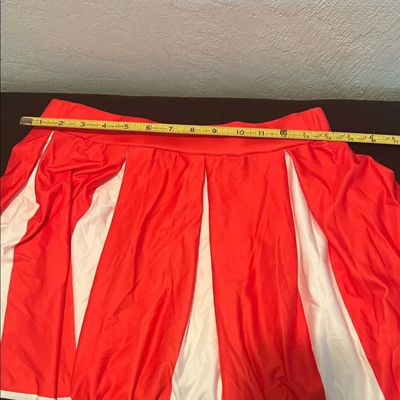 # 0761+ Red Cheerleader Costume Set - Picture 6 of 14